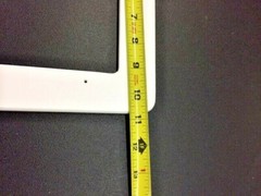 Simrad NSS evo3 or Zeus3 White King Starboard Backing Plate covers larger hole
