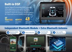 For 2005-2013 Toyota Tacoma TYTACX7A 9″ Android 14 4+64 Car Stereo Radio CarPlay