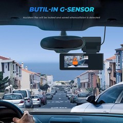 4K Dash Cam Front 2160P WiFi 64GB Night Vision S9 Wide Angle G-Sensor for Cars
