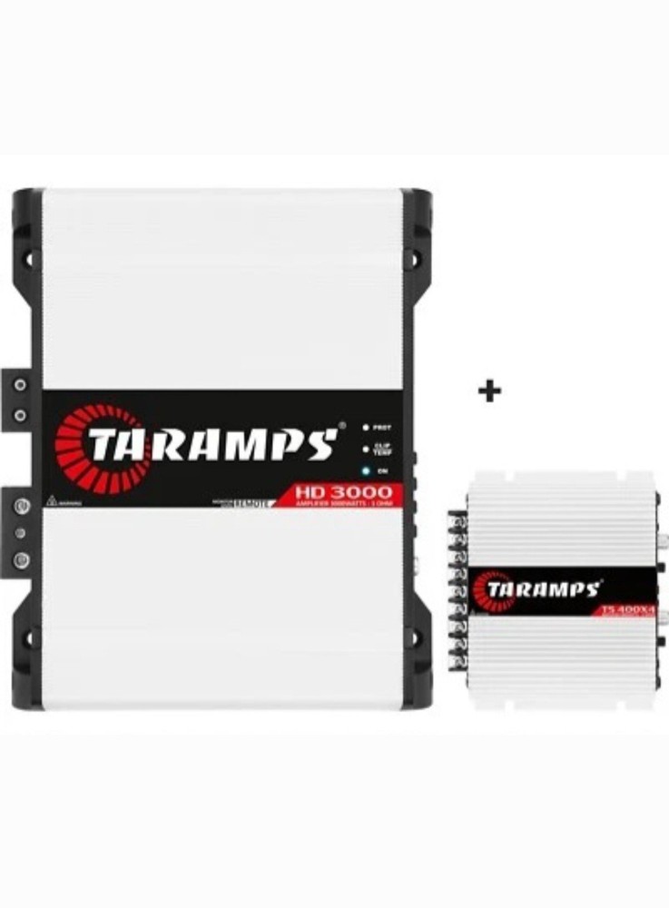 Taramps HD3000 – 1 Ohms + Taramps TS400X4 – 2 Ohms / Digital Amplifiers