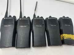 Lot Of 5,Motorola Radius CP200 AAH50RDC9AA1AN UHF Two-Way Radio ,AS Is