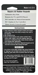 KEYPAD-FIX – Repairs All Rubber Keypads – 0.3 oz Container – FREE SHIPPING