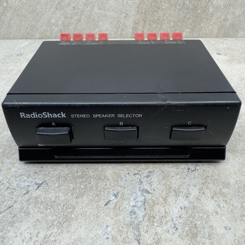 RadioShack Stereo Speaker Selector 3-Way 40-240 – Tested/ Works FREE SHIPPING