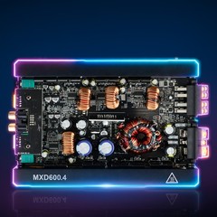 VEVOR Car Audio Amplifier Car Amplifier 4-Channel Class D Max. 4x420W at 4 Ohms
