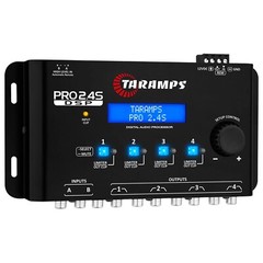 USA DEALER- Taramps Pro 2.4S Black DSP Crossover Digital Signal Processor & EQ