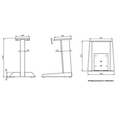 Focal Theva Center Stand – Stand for Focal Theva Center Channel Speaker, Sold…