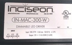 Inciseon 300W Dimmable LED Driver, Electronic Transformer, 120V AC to 12V DC…