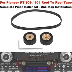 FOR PIONEER RT-909 RT-901 REEL TO REEL PINCH ROLLER ASSEMBLY & WRENCH,BELT KIT