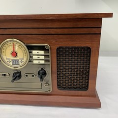 Victrola VTA-200B 6-in-1 Bluetooth Turntable Record Player CD Radio AUX – Works