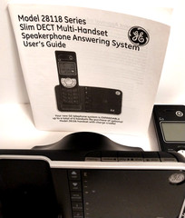 GE 28118FE1 Single Line Cordless Phone 6.0 Digital Ultra Slim – In Open Box