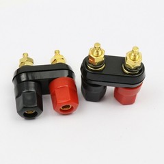 10x Speaker Amplifier Terminal Binding Post Dual 2-way Female Banana Plug Jack