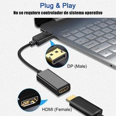 DP Displayport Male toHDMI Female Cable Converter Adapter for Laptop Desktop LOT