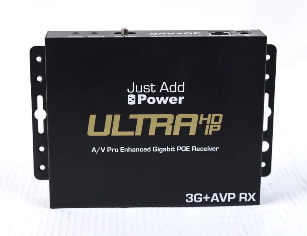 Just Add Power 3G+ AVP Receiver, Ultra HD and 4K Video with HDCP 2.2 u190
