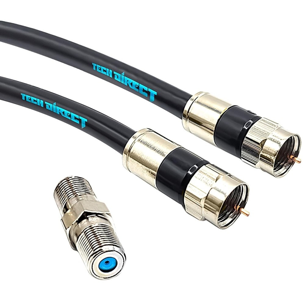 RG6 Coaxial Cable – Premium Heavy Duty 1FT 2FT 3FT 5FT 6FT 10FT 15FT 20FT 25FT 5