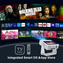 Native 1080P Mini Movie Projector with 1,000+ Apps$