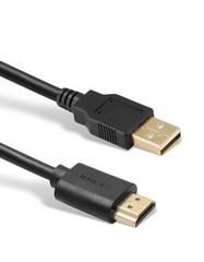 USB to HDMI Cable, USB 2.0 Male to HDMI Male Charger Cable Splitter Adapter -…