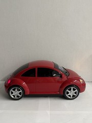 Sharper Image VW Beetle CD Player Radio Tested Working Alarm Clock Red Car GT113