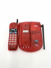 Vtech VT 9111 Cordless Phone 900 MHz Translucent Red Y2K VTG 90’s RARE UNTESTED