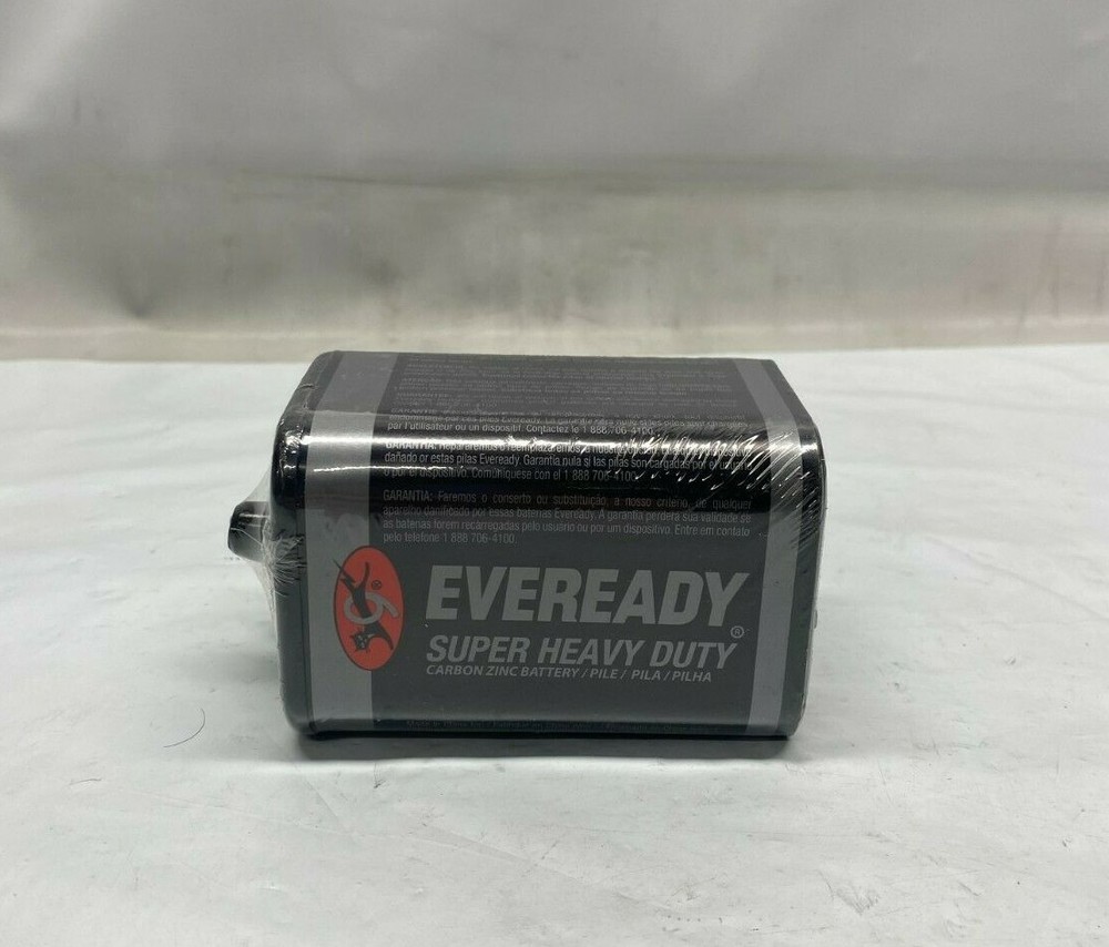 *Lot of 2* EVEREADY 1209 6V Super Heavy Duty Lantern Battery with 11000 mAh