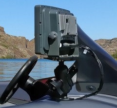 RAM-D-111U-C Mount for Garmin, Humminbird, Lowrance, Raymarine 15lbs and Under