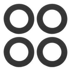 uxcell Black 3 Inch EVA Foam Speaker Edge Surround Rings 3 Inch, black