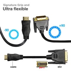6Ft 10Ft Ultra Speed HDMI Male to DVI Male Cable Connector HDTV LED LCD Cord