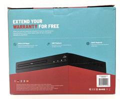 Oakcastle DVD100 Mini DVD Player for TV Multi-Connection Multi-Region Slim Des..