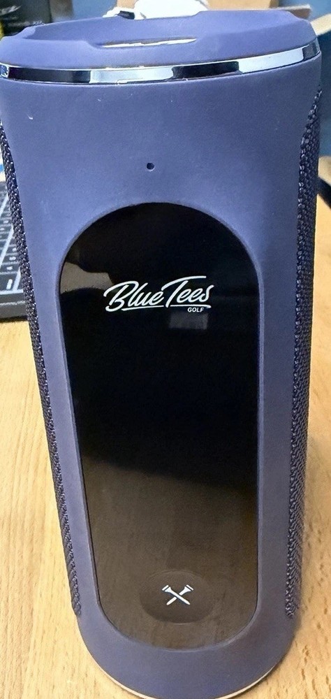 Blue Tees Golf Portable Bluetooth Speaker Water-Resistant Clip-On Blue/Black