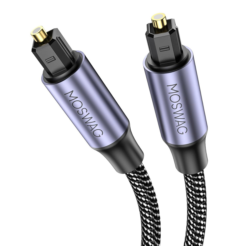 Toslink Audio Cable, 3FT/1M Optical Male to Male Cable, Digital Optical