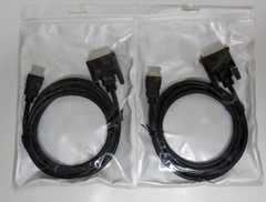 2X VisionTek 900941 HDMI To DVI-D (M/M) Bi-Directional Video Cable 6′ Feet Black