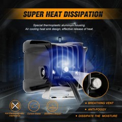 AUXBEAM 3″inch LED Driving Light Bar SPOT Pods Work Lamp & Black Cover Shield