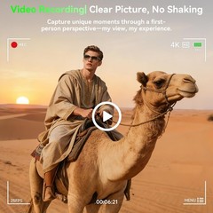 Recording Glasses Camera 4K HD Video Glasses Video Recording for Sports Driving