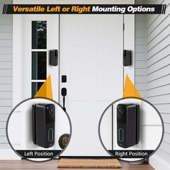 Adjustable Angle Mount for Blink Video Doorbell – Durable ABS Design