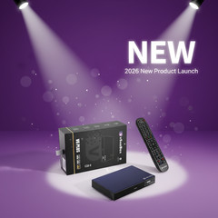 VseeBox V6 Plus 2026 Newest Release – Android 14 TV Box Voice Remote, Free Same