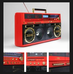 Bumpboxx BB-777 Founder’s Edition Red Boombox 1 of 77 limited