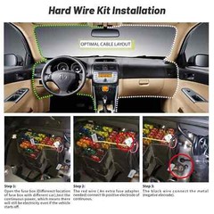 4K Dash Cam Front Rear Inside 3 Lens WIFI Car 32GB Camera Night Vision with GPS