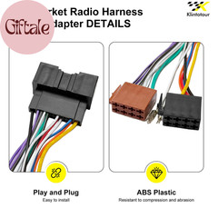 Ford Aftermarket Radio Wiring Harness Adapter 24 Pin ISO Connector Kit