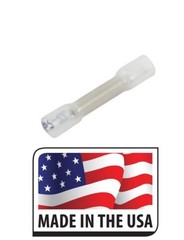 (100) Heat Shrink Butt Splice Wire Connector Terminal 22-26 AWG Made in USA