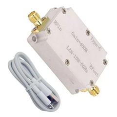 1pc Low Noise Amplifier 40DB Gain 10M To 6GHz LNA RF Power Preamplifier