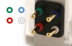 3 Sets (12 pcs) Colored Washers / Rings for Phono Cartridge Phono-Pickup – NEW