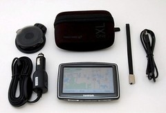 TomTom XL 350T Car GPS Set USA/Canada/Mexico Maps LIFETIME TRAFFIC 350-T kit -B-