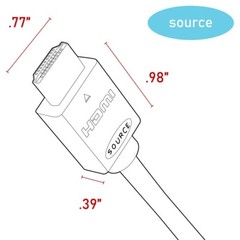 VANCO High Speed HDMI Cable w/ Ethernet & RedMere Chip, 35 ft. **Open Box**