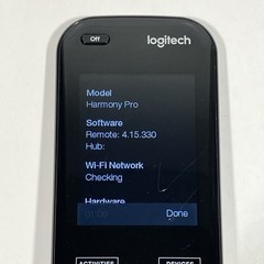 Logitech Harmony Elite PRO Remote Control System with Hub, Cradle, 1 IR Blaster