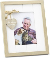 Rustic Wood Family, Friend or Pet Memorial 8×6.25 Inch (Pack of 1), Brown