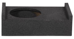 ROCKVILLE RQT10 10″ Bedliner Sprayed Shallow Sealed Car/Truck Sub Box Enclosure