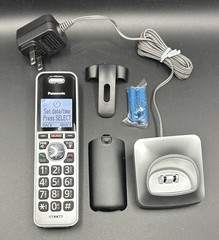 Panasonic KX-TGFA97 Silver Bluetooth Expansion Handset Phone for KX-TG994SK