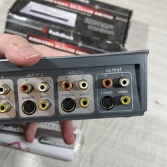RadioShack 4-Way Audio/Video Selector Switch Cat No 15-1983 Vintage K1