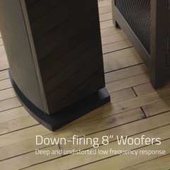 Fluance High Performance 3-Way Floorstanding Loudspeakers with 8″ Subwoofers