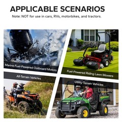LiTime 12V 20Ah Starting LiFePO4 Battery For Outboard Motor Riding Lawn Mower