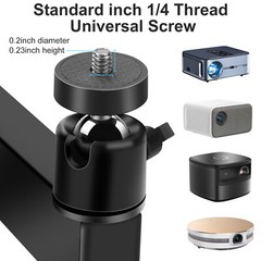 Universal Ceiling Wall Projector Mount 360° Adjustable Foldable Arm Bracket